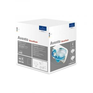 Combi-Pack AVENTO avec WC à paroi profonde DirectFlush et WC-Si blanc VILLEROY & BOCH