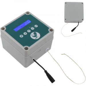 TONYSA Contr&ocirc;leur automatique de porte de poulailler IP44, ouvre-cage, t&eacute;l&eacute;commande, actionneur de porte de poulailler, kit de moteur avec minuterie,