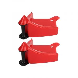Ahlsen - Support de Voiture pour Cale de Pneu, 2 Pièces de Cale de Roue de Voiture, Outil de Lavage, Inserts de Pneu, Enrouleur de Roue Pratique