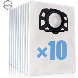 Sac pour aspirateur 10 pcs Sac aspirateur karcher WD4 WD5 WD6 WD4 Premium WD5 Premium Sac karcher MV4, MV5 et MV6 Sacs filtrants de poussi&egrave;re pour