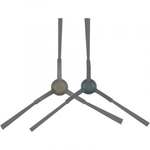 Lot de 2 brosses lat&eacute;rales de rechange pour robot aspirateur compatible avec balayeuse Eureka E10S