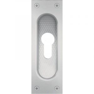 FSB - Poign&eacute;e porte a encastrer 0 42 4211, carr&eacute; ,Alu F1