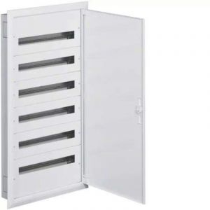 Hager - FW624FT Tableau &eacute;lectrique encastr&eacute; FW2 &agrave; 6 rang&eacute;es 24 modules