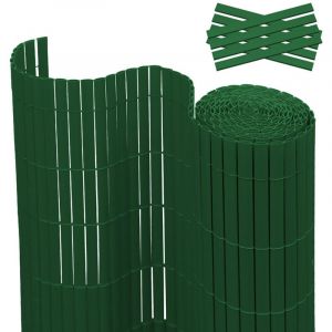 Hengda - swanew Canisse double face PVC.vert.1.2 x 4 m.Résistant aux uv Tapis de protection visuelle