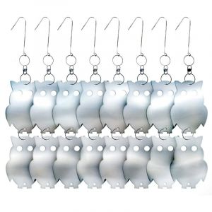 Hibou Repulsif - Anti Pigeon Effaroucheur d'Oiseaux [Anti-Oiseaux Épouvantail] - pour Éloigner Pigeons Corbeau et Plus - à Utiliser avec