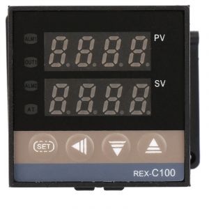 R&eacute;gulateur de temp&eacute;rature num&eacute;rique pid sortie relais rex C100FK02-MAN