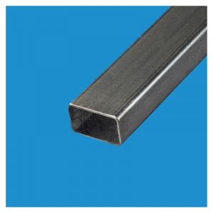Commentfer &ndash; Tube rectangulaire acier 100x50mm &eacute;paisseur 3mm &ndash; Longueur 1m &ndash; Acier S235 brut pour structures m&eacute;talliques &ndash; Usinabilit&eacute; facile
