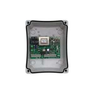 900CT1RS Centrale de commande pour moteur de volet roulant ou portail coulissant, 230 Vac, avec embrayage électronique, fin de course. Radio intégrée