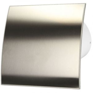 Awenta - Ventilateur salle de bain extracteur d'air &agrave; cordon &agrave; traction 125mm Inox