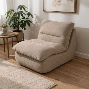 Coco Living Fauteuil Nuvia - sable - 80 x 100 x 75 cm