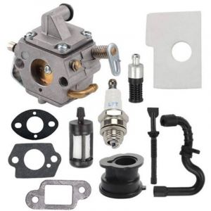 MS170 MS180 C1Q-S57A Carburateur pour tron&ccedil;onneuse STIHL 017 018 MS 170 180 180C MS170 MS180 MS170C MS180C avec kit de r&eacute;glage de filtre &agrave; a
