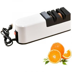 Aiguiseur Couteaux Electriques Ajustement Angle Automatique Affuteur Couteau Universel Aiguiseur Couteau de Cuisine Professionnel pour Lames Droites