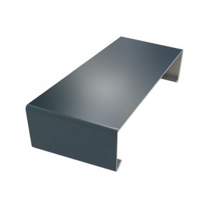 Eclisse extérieure pour couvertine alu Couleur - Gris Anthracite - RAL 7016, Largeur - 285 mm - ALUHOME