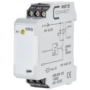 Metz Connect - Commutateur à seuil 24, 24 v/ac, v/dc (max) 1 inverseur (rt) 110655 1 pc(s)
