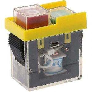 Ac 250v 6a Étanche Magnétique Interrupteur Électromagnétique Bouton-poussoir Machine Scie Cutter Foret On Off