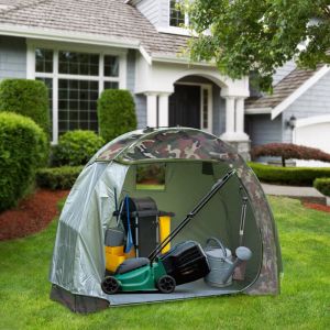 Tente de vélo pour le rangement en plein air, abri de vélo en plein air et de scooter de mobilité, housse de vélo et abri de jardin, grande housse de