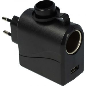 Vhbw - Adaptateur allume-cigare 12 v vers 220 v, convertisseur de tension 3000 mA pour gps, syst&egrave;me de navigation, chargeur