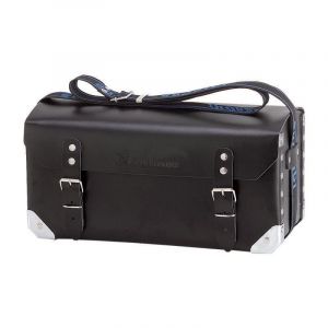 Sacoche de plombier en cuir véritable noir - Made in Italy - Idrhaus