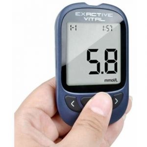 Kit de test de glyc&eacute;mie, lecteur de glyc&eacute;mie pour diab&eacute;tiques, comprend 50 bandelettes de test.