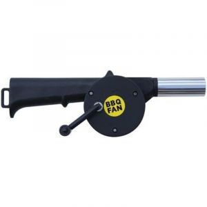 Soufflet &agrave; Manivelle pour Barbecue - Souffleur Braise Manuel, sans &Eacute;lectricit&eacute; - Soufflet Cuisine Ext&eacute;rieure pour Allumage Facile - 25 cm, Neutre