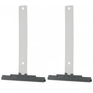 2x Attache tablier souple de volet roulant en acier inoxydable à visser longueur 150mm pour lames d'épaisseur 12 à 15mm Ressort Fenêtre Suspension