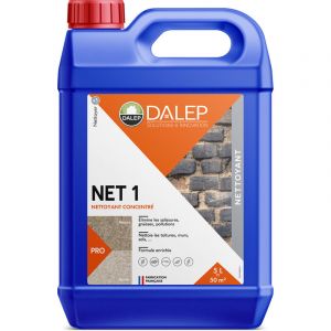 Dalep &ndash; Nettoyant concentr&eacute; alcalin 5L &ndash; Pour fa&ccedil;ades, murs, sols &ndash; Rendement 50 m&sup2; &ndash; Dilution facile avec pulv&eacute;risateur haute pression
