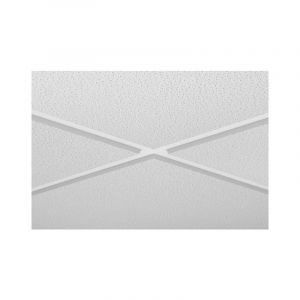 Knauf - Dalle plafond acoustique sahara 600x600x15mm blanc - carton de 16 dalles soit 5.76m²