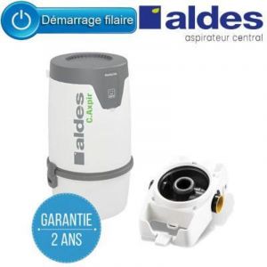 Aspirateur central ALDES Pack C.AXPIR INITIA Garantie 2 ANS (jusqu’à 200 m²) + Berceau mural offert
