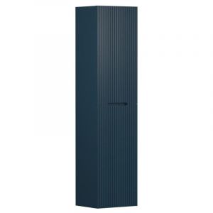 Colonne de salle de bain suspendu - 140 cm - strié bleu - pavani