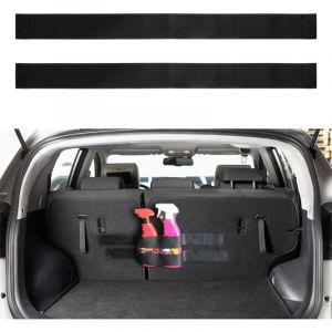 2 Pi&egrave;ces Sangle de Coffre de Voiture, Velcro de Coffre de Voiture Organisateur de Coffre Bandes Velcro de Voiture pour la Fixation d'Objets Dans la