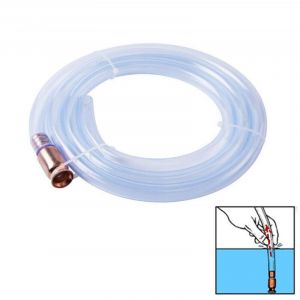Pompe Siphon de Transfert（3m）, Siphon Essence,Tuyau Siphon Carburan, Tuyau Pompe Essence Manuelle pour Eau/Essence/Carburant Tuyau Siphonnage