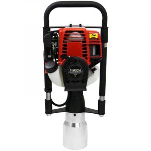 Monster Shop - T-Mech Enfonce Pieux pour Panneaux, Poteaux et Piquets de Clôture, Pilon à Poteau Moteur Essence à 4 Temps de 1.0KW - 37.7CC,
