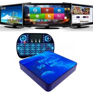 Box Tv Q5gmini Ultra 6k Hd 4 Go Ram + 64 Go Wi-fi Android 10 Smart Tv Box Clavier