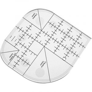 Shining House - Règle d'angle incurvée pour courtepointe, patchwork de couture Modèles de couture à bords ronds, outils de patchwork pour fournitures