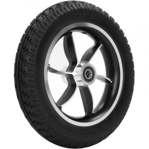 Decdeal Roue de fauteuil roulant 10 pouces en PU, remplacement de pneu de roulette de marcheur &agrave; faible bruit pour chariot &agrave; roulettes