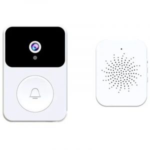 Sans fil Smart X9 HD 1080P vid&eacute;o sonnette cam&eacute;ra nuit interphone visuel sonnette IR alarme cam&eacute;ras de s&eacute;curit&eacute; stockage en nuage