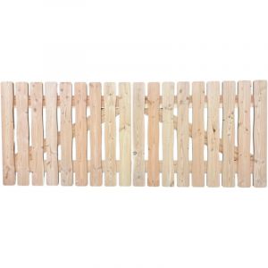 Levigne - Portail Douglas Lames Moulur&eacute;es 3 &agrave; 4 m &ndash; Bois Massif 3m50