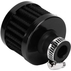 Filtre &agrave; air auto, Filtre de reniflard 12mm, 12mm le diam&egrave;tre int&eacute;rieur de/0.8inch Mini filtre d'admission d'air &eacute;vent carter reniflard accessoire de