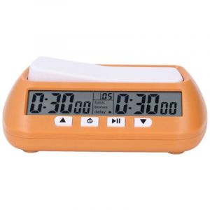 minuteur d'échecs numérique Horloge d'échecs Digital Timer Timer Portable Timer Timer Professional jeux electronique Jaune