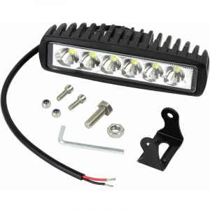 18W LED Projecteur de Travail 12V 24V LED Lumière de Travail Étanche Bar Poutre Lampe Élancée pour Bateau Camion Voiture SUV VTT 4WD Offroad