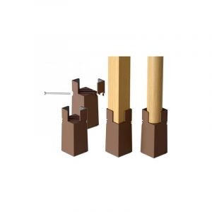 Lot de 4 coussinets de pied de lit, rehausseurs de lit réglables 22-42 mm, rehausseurs de meubles 10 cm pour chaises, table, pieds de canapé avec