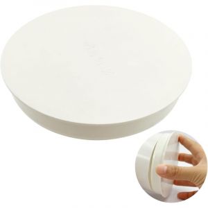 Bouchon de tuyau PVC blanc DN 100-110 mm &ndash; Capuchon d&rsquo;extr&eacute;mit&eacute; pour conduit rond &Oslash;100 mm &ndash; Aide &agrave; l&rsquo;&eacute;tanch&eacute;it&eacute;, protection contre les odeurs et les