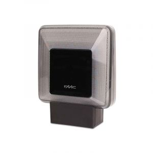 FAAC XLED &ndash; Feu clignotant LED 24V/230V pour motorisation de portail - &eacute;tanche IP54 pour ext&eacute;rieur - 410029