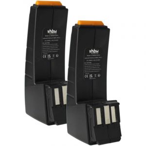 Vhbw - 2x Batterie compatible avec Festo / Festool CDD12E, CDD12, CCD12v, CCD12MH, CCD12FX, CCD12ES-C outil &eacute;lectrique (3300 mAh, NiMH, 12 v)