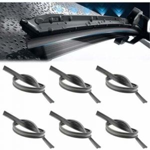 6 Pi&egrave;ces Caoutchouc Essuie Glace, Lames d'Essuie-Glace de Rechange en Caoutchouc, 800mm Glace Recharges Essuie, Universelles Glace Bandes