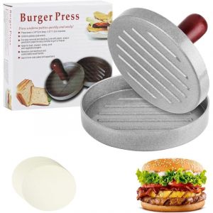1 PcsPresse &agrave; Burger, Presse Steak Hach&eacute;, Presse Hamburgers, Presses &agrave; Hamburger, Moule &agrave; Viand Hamburger en Aluminium, Attendrisseurs &agrave; Viande pour