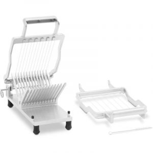 Découpe fromage professionnel avec 2 cadres de coupe inox/aluminium - Trancheuse