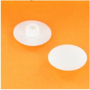 Cache t&ecirc;te Vis CHC FHC Cl&eacute; de 3 HC3 3.1X12 Nylon RAL9016 blanc signalisation-1 pi&egrave;ce