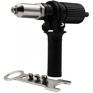 Adaptateur Riveteuse, Kit d'adaptateur de Pistolet &agrave; Riveter pour Perceuse &eacute;lectrique sans Fil, Pistolet &agrave; Riveter &eacute;lectrique Rivetage Outil