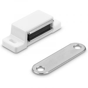 Sollbry - 10x Bouton-pression magn&eacute;tique pour armoire de placard - Fixation magn&eacute;tique pour porte de placard de meubles - Bouton-pression magn&eacute;tique